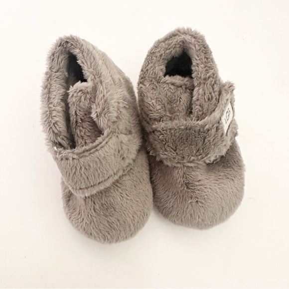 UGG Baby Bixbee Bootie Slipper Charcoal Grey Size 2 3 6-12M - Picture 3 of 6